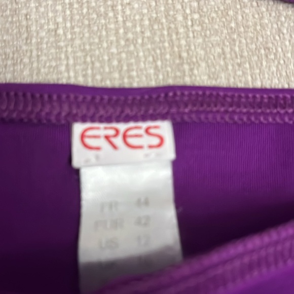 ERES Halter Bikini Purple Bikini Top 10 bottom 12 - Picture 4 of 8